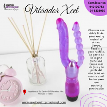 SEXSHOP VIBRADOR DOBLE DILDO ANAL Y VAGINAL